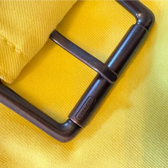 Coach yellow coat XS classic style - Picture 8 of 10